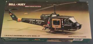 BELL HUEY HELICOPTER PLASTIC MODEL by LINDBERG 1/48 SCALE + NEW 