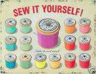 Sew it yourself retro poster print by Martin Wiscombe