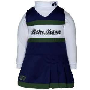  adidas Notre Dame Fighting Irish Infant Girls Navy Blue White 
