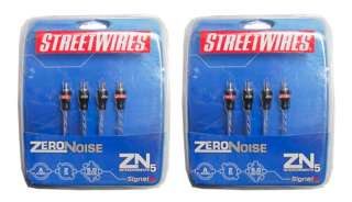 Streetwires ZN5250 2 Ch RCA Car/Home Cable Wire 16 Ft  