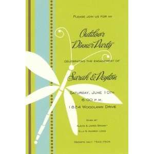 Mod Dragonfly, Custom Personalized Adult Parties Invitation, by 