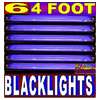 HALF DOZEN 4 FOOT 48 PARTY DANCE CASE BLACK LIGHT B5  