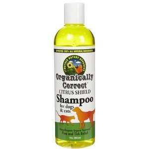 Organically Correct Citrus Shampoo for Dogs & Cats   17oz (Quantity of 