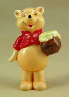 Walt Disney WINNIE THE POOH Figurine 3.5 Standing With Honey Pot 