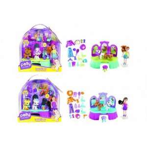  Polly Pocket DazzlinPets Pirouette Pairs Playset Lila 