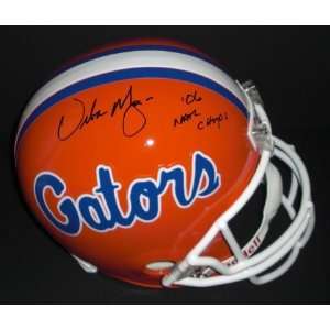 Urban Meyer Autographed Florida Gators Full Size Helmet with 06 NAT 