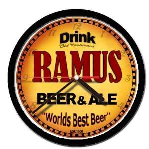  RAMUS beer and ale cerveza wall clock 