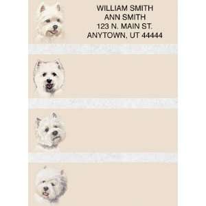  Westie Set of 150 Address Labels