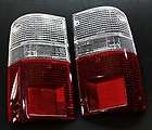 TOYOTA HILUX PICKUP TRUCK 4x2 4x4 89 95 TAIL LIGHTS CLEAR RED LENSES 