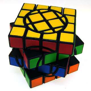 DaYan+MF8 No.2 4x4x4 Crazy Tiled Rubiks Cube Black II  