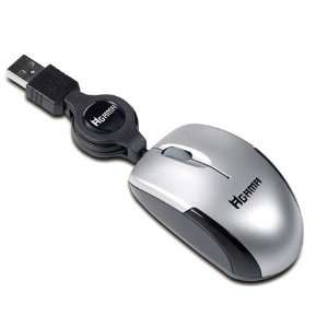  Agama M 300 USB Optical Retractable Notebook Mouse (SILVER 