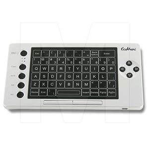   Mini Keyboard + Multi Touch Trackpad for Mac OS, Windows, Linux