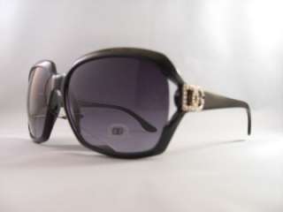   Eyewear Sunglasses NEW Women Celebrity Black Frame Black Tint 26518 DG