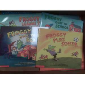  FROGGY~8 BOOKS (FROGGY PLAYS SOCCER, FROGGY GOES TO BED 