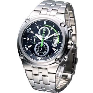   OXY Chronograph Green Second Hand Watch Black AN3450 50L  
