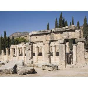 Agora, Archaeological Site of Hierapolis, Pamukkale, Anatolia, Turkey 