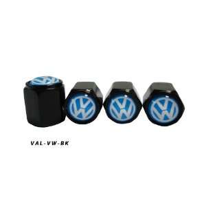  AGT Aluminum Black Valve Caps Tire Cap Stem for VW Wheels 