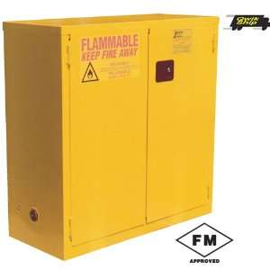 FM Approved Two Door Manual Close Safety Flammable Cabinets