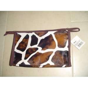    Brown Giraffe BAG Make up Bag Purse Make up Pouch Case Beauty