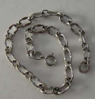   Sterling Silver 925 Starter Charm Bracelet 7.5   