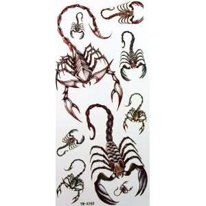  YiMei Waterproof color temporary tattoos animal scorpion 