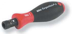Wiha Adjustable Torque Screwdriver, 5 10 In Lb/28502.  
