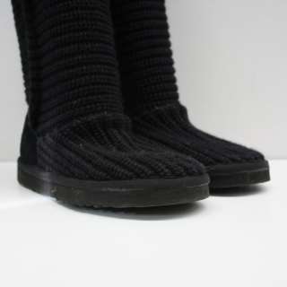 Ugg Australia Black Classic Cardy Boots US 5  