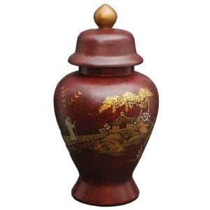  11 Temple Jar in Red