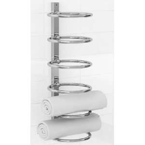   300 Wall Mount Heated Towel Airer Polished Nickel