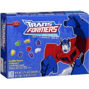Betty Crocker Fruit Flavored Snacks Transformers, 10 Count (Pack of 6)