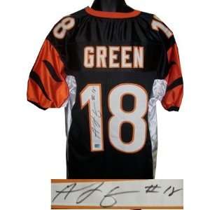  AJ Green Autographed/Hand Signed Cincinnati Bengals Black 