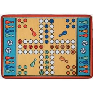  Parcheesi Kids Play Rug by Learning Carpets