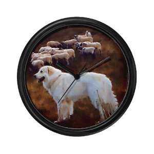  Great Pyrenees FlockGuard Pets Wall Clock by  