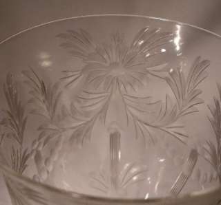 HAWKES Crystal VICTORIA # 7090 Water Goblet cut stem  