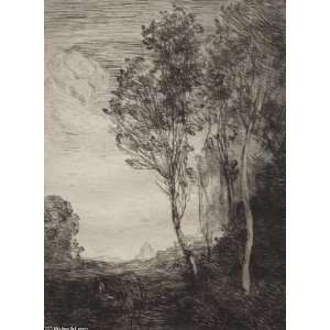   Jean Baptiste Corot   24 x 32 inches   Souvenir of 