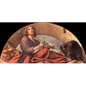   Correggio   32 x 16 inches   Lunette with St. Joh