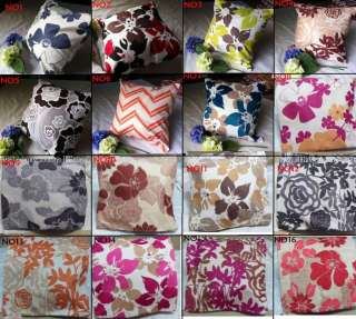 PCS flower leaves Soft PILLOW CASES CUSHION COVERS 45 cm 17.7 inch 