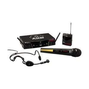  AKG Dual Channel UHF Wireless System With Headset 