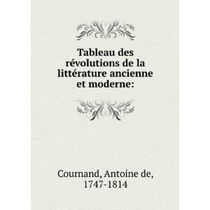  ©rature ancienne et moderne Antoine de, 1747 1814 Cournand Books
