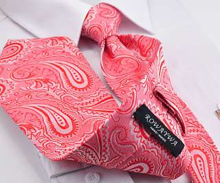   Mens Necktie set Woven Silk Ties Cufflinks Hanky Gorgeous 77019  