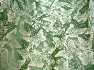 Green Butterfly Jacquard Home Deco Fabric   60x1yard  