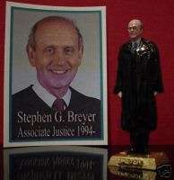 SUPREME COURT JUSTICE STEPHEN BREYER FIGURINE + CARD  