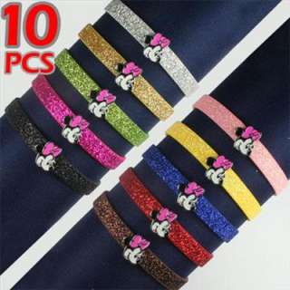 Lots Wholesale 10pcs Minnie Mouse Bracelets for Birthday Party Girls 