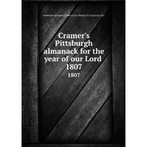  Cramers Pittsburgh almanack for the year of our Lord 