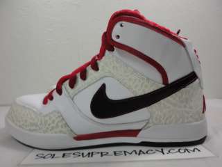 08 Nike Paul Rodriguez 2 II Zoom Air High WHITE RED 10  