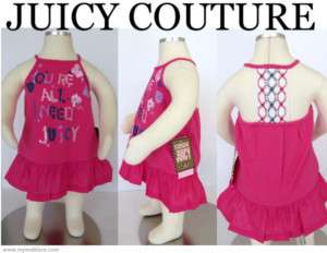 JUICY COUTURE GIRLS BABY INFANT SUMMER DRESS NEW  