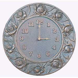  Beautiful Rose Design Clock   Patio Clock