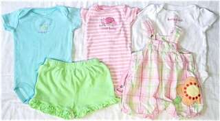 LNC HUGE 30 piece super cute mixed clothing lot infant baby girls 