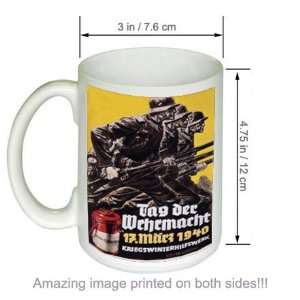   German WWii Military COFFEE MUG Tag Der Wehrmacht