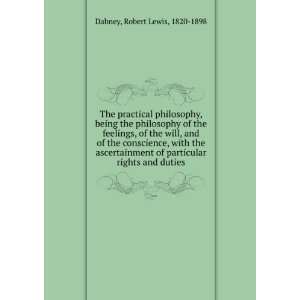   of particular rights and duties. Robert Lewis Dabney Books